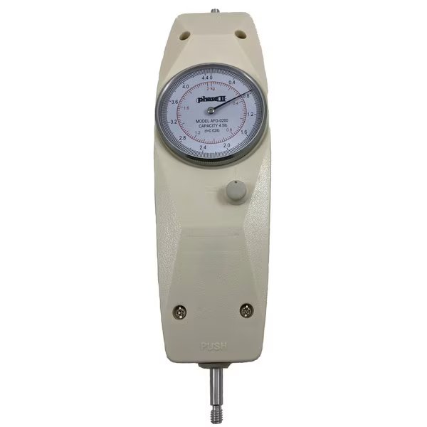 Force Gauge, Analog, with Direct LB/KG Scale Readout, 11lb/4.9kg, Phase Ii, Mfr#: AFG-0300